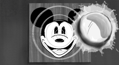 Make us laugh, Mickey! Image