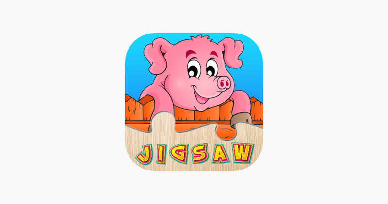 Farm and Animal Jigsaw Puzzle For Kids - educational young childrens game for preschool and toddlers Game Cover