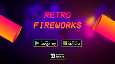 Retro Fireworks Image