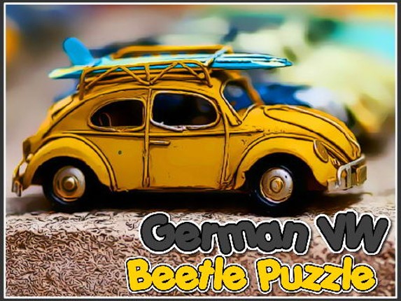German VW Beetle Puzzle Game Cover