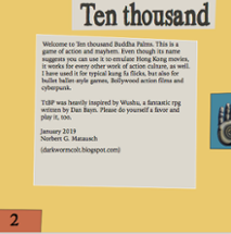 Ten Thousand Buddha Palms Image