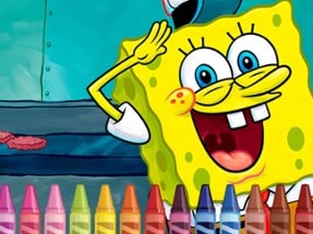 Sponge Bob Coloring Image