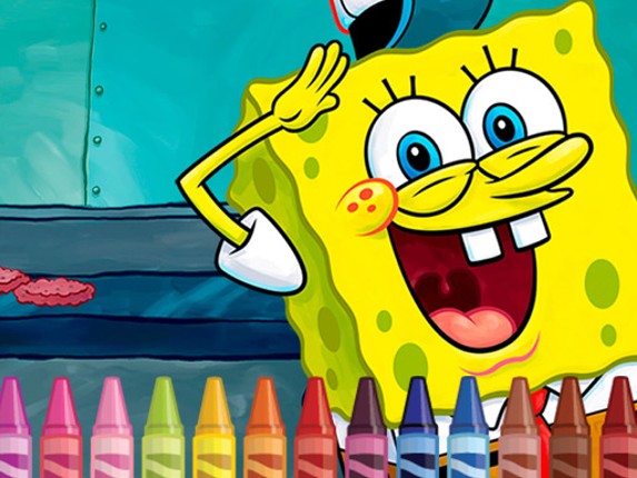 Sponge Bob Coloring Game Cover
