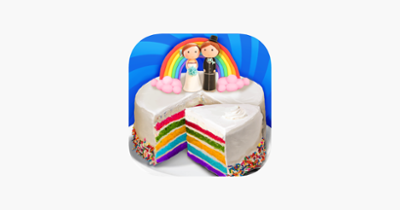 Wedding Rainbow Cake Image