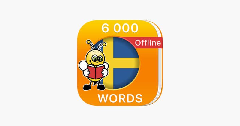 6000 Words - Learn Swedish Language &amp; Vocabulary Game Cover