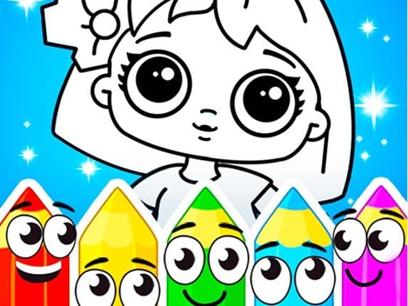 Coloring Dolls Game Cover