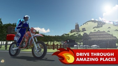 Mountain Motorbike Rider – Ride motorcycle simulator on busy highway road Image