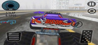 Super Monster Truck Car Race Image