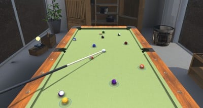 Pocketing the ball-Billiards Simulator - 8 ball- 3D pool Image