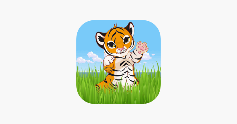 Baby Tiger Run - Adventure eat meat to thrive Game Cover