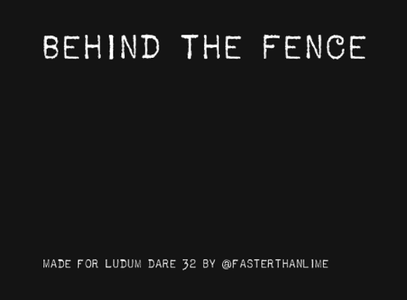 Behind the Fence Game Cover