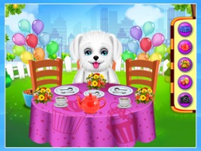 Puppy Surprise Tea Party Game Image