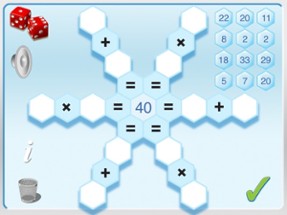 Snowflake Math Image