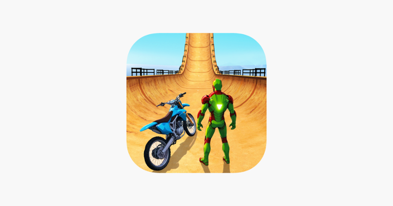 Superhero Bike Stunt Master 3D Game Cover