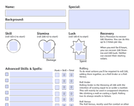 Troika Form-Fillable Character Sheet Image