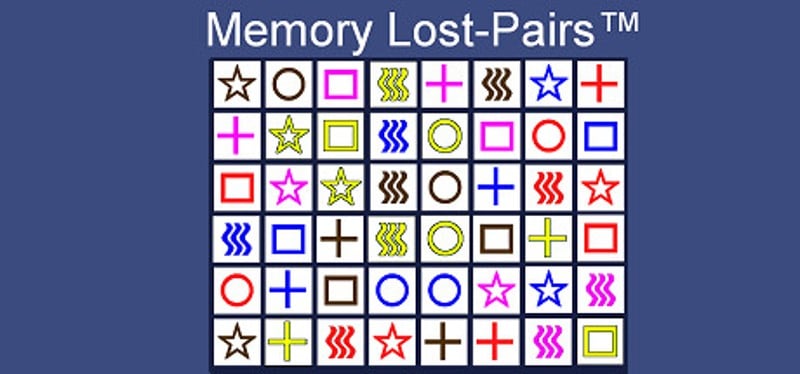 Memory Lost-Pairs Game Cover