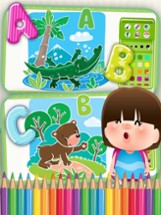 ABC Animals Coloring Book Game For Toddler And Kid Image