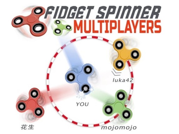 Fidget spinner multiplayers Game Cover