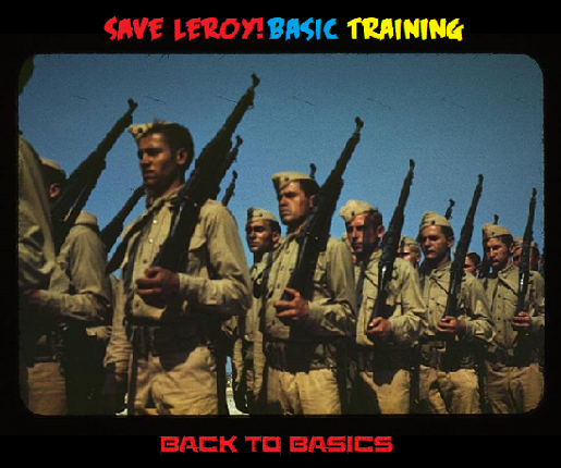 Save Leroy Basic Training Game Cover