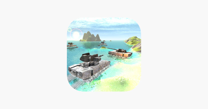 US Navy Tank Water Surfing 3D Game Cover