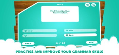 Learning Adjectives Quiz Games Image