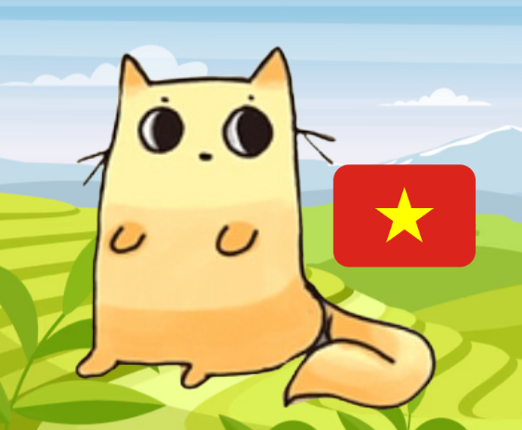 Whisker Cat learns Vietnamese | Mèo Whisker học tiếng Việt Game Cover