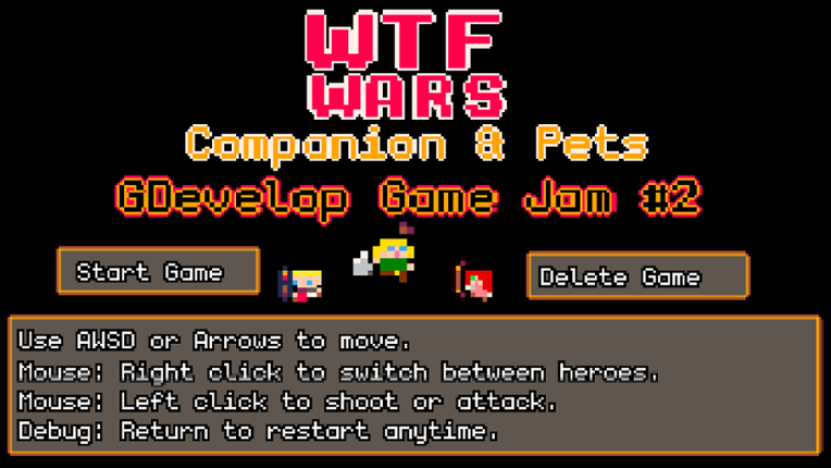 WTF WARS - Companion & Pets Game Cover