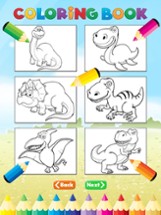Dinosaur Dragon Coloring Book - Dino drawing for kid free, Animal paint and color games HD for good kid Image