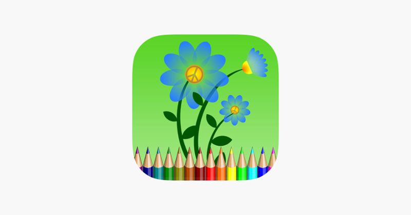 Flower Coloring Book - Learn drawing and painting for kids Game Cover