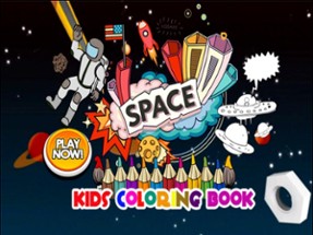 Space Galaxy coloring book drawing painting kids Image