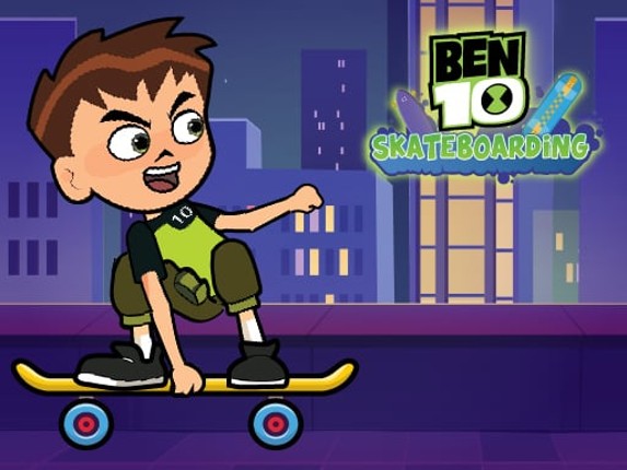 Ben 10 Skateboarding Game Cover