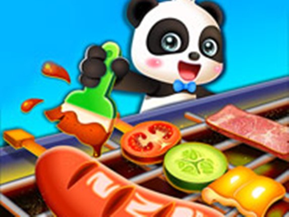 Cute Panda Cooks Food Game Cover