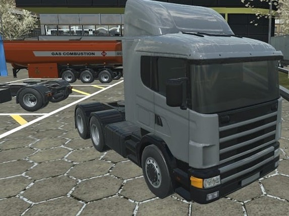 18 wheeler truck driving cargo Game Cover