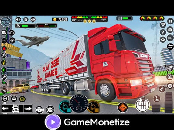 Crazy car transport truck Game Cover
