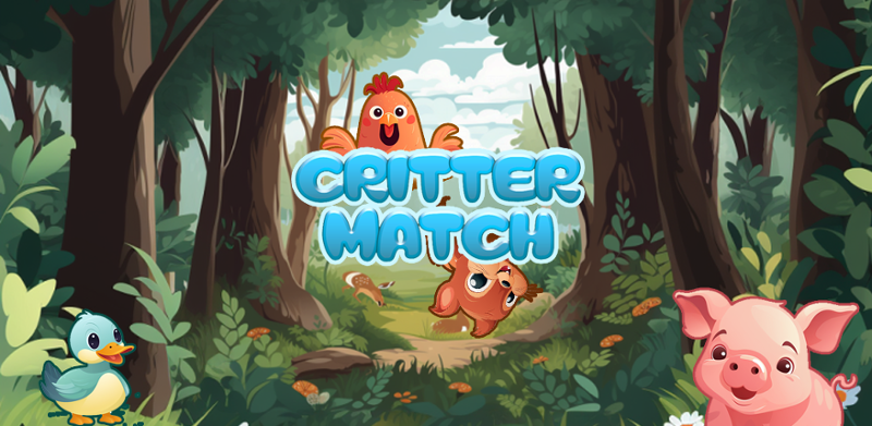 Critter Match Memory Game Game Cover