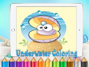 ๊Underwater Drawing Coloring Book Pages Online Image