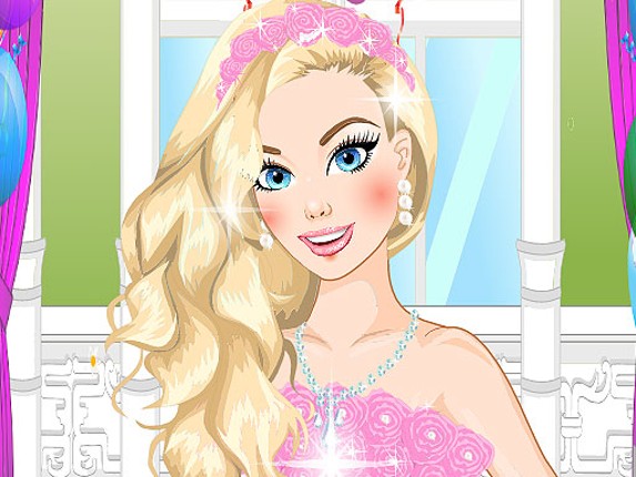 Barbie Birthday Dressup Game Cover