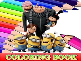 Coloring Book for Despicable Me Printable Image