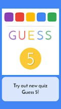 Guess 5 - Words Quiz Image