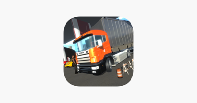Cargo Truck Transportation 3D Image