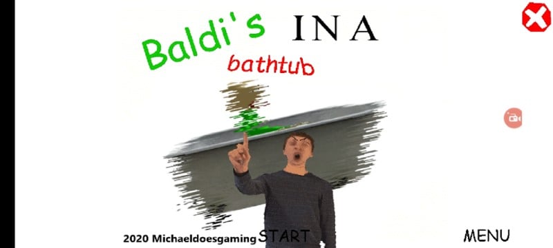 Baldi's INA Bathtub Android Port Game Cover