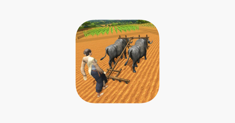 Village Farmers Plowing Harves Game Cover