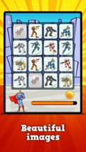 Superheroes &amp; Action Robots : Matching Games Image