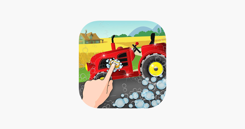 Tractor Washer: Farming Tractor Wash House Game Cover