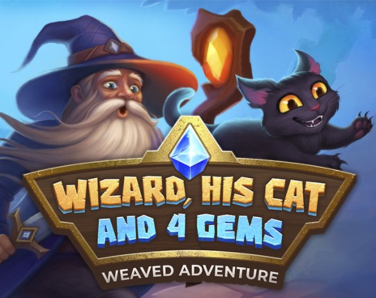 Wizard, His Cat and Four Gems Game Cover