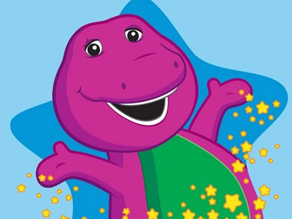 Barney Coloring Game Cover