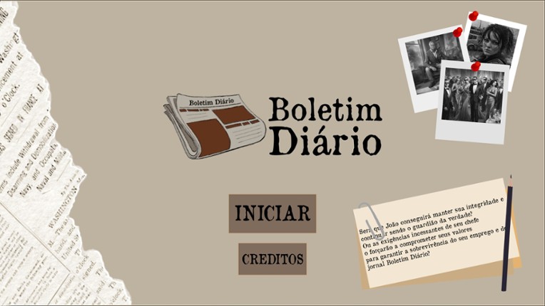 Boletim Diário Game Cover