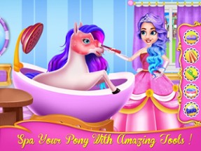 Princess Pony Horse Caring Image