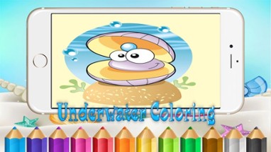 ๊Underwater Drawing Coloring Book Pages Online Image