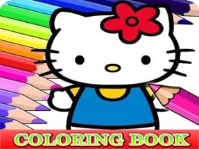Coloring Book for Hello Kitty Image